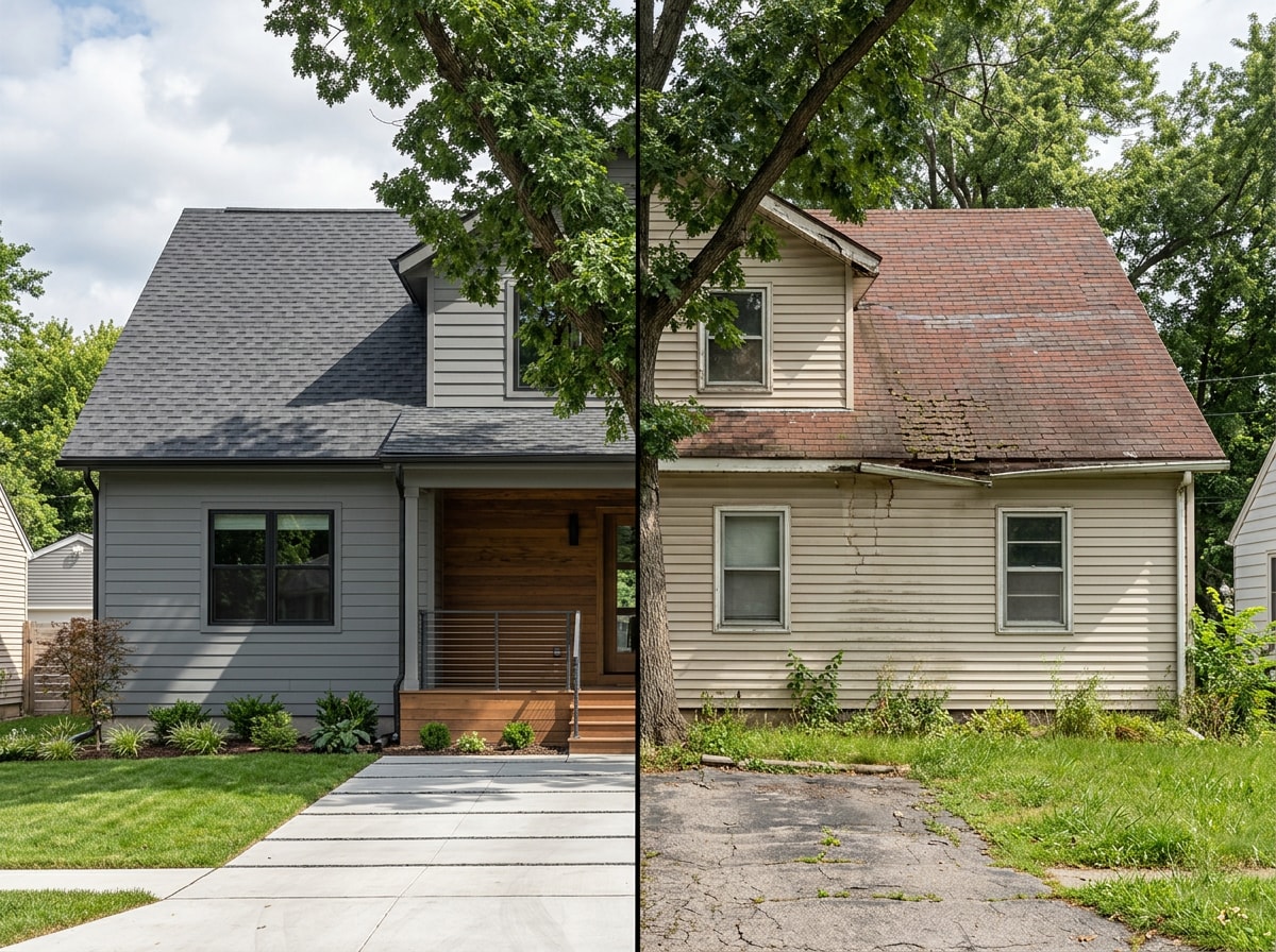 Comparison of a single-contractor managed exterior project versus separately scheduled subcontractor trades