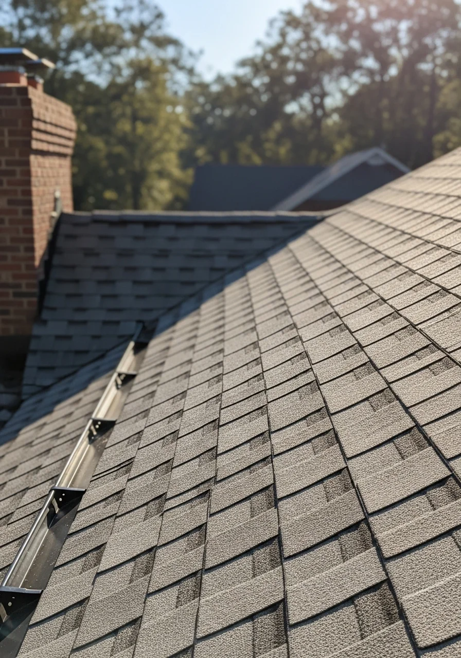 Close-up of completed work on a Durham home showing attention to detail.