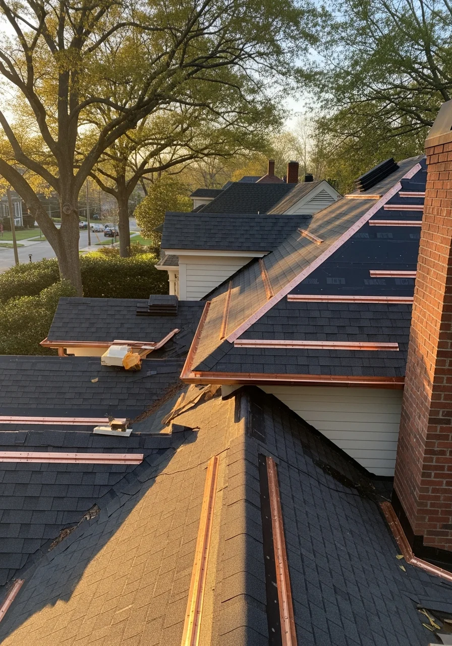 Detail of quality workmanship on a Garner home project.